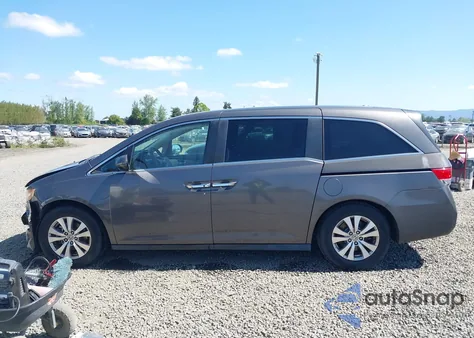 2014 Honda Odyssey Ex-L from USA, damaged, VIN 5FNRL5H65EB011363